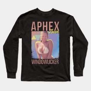 Aphex Twin Vintage 1971 // Windowlicker Original Fan Design Artwork Long Sleeve T-Shirt